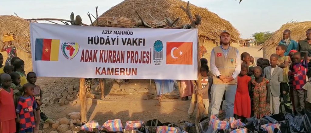 WE DISTRIBUTED 210 SHARES IN NAZR SACRIFICES IN KOUSSERI, THE CITY OF THE HUFFAZ, IN THE REPUBLIC OF CAMEROON