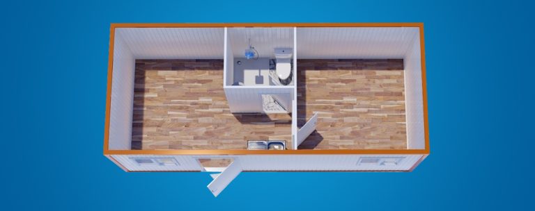 NOUS ÉTABLISSONS UN CENTRE DE CONTAINERS POUR HÉBERGEMENT