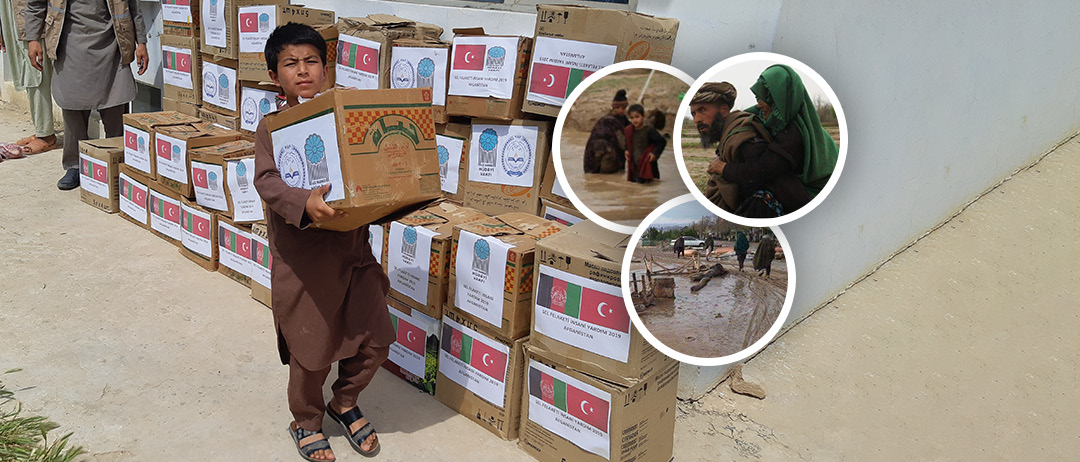 AFGANİSTAN’DA SELZEDELERE EL UZATTIK