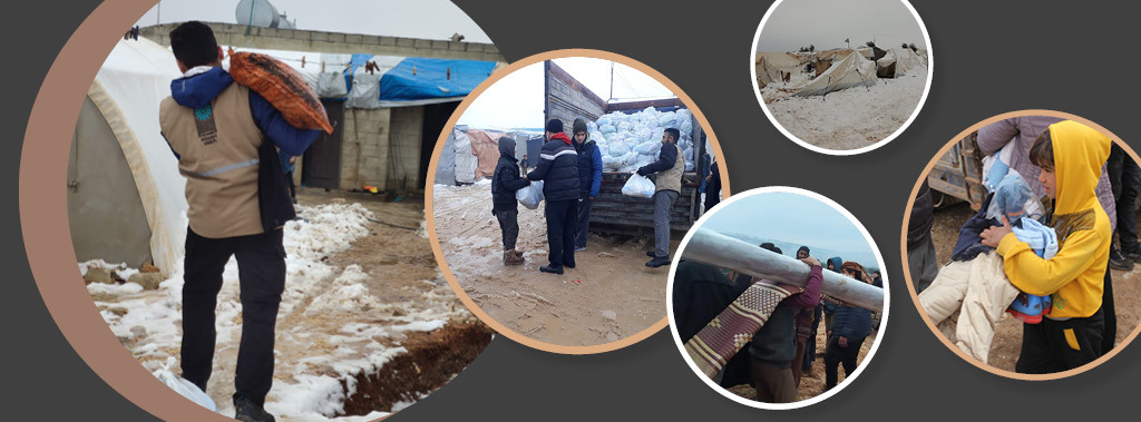 Suriye Çadır Kamplarda Kış, Gıda ve Nakdi Yardımlarımız Devam Ediyor