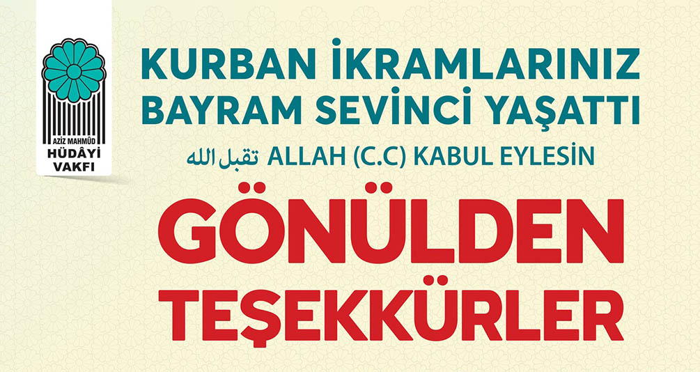 GÖNÜLDEN TEŞEKKÜRLER