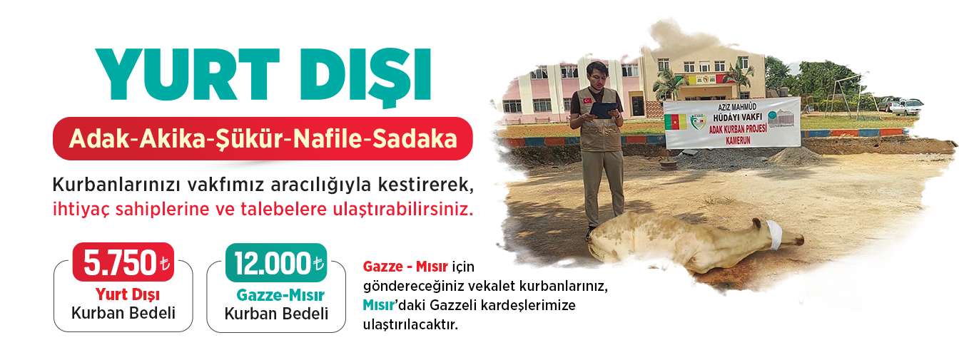 Yurt Dışı Adak Kurbanlarınız İhtiyaç Sahiplerine Ulaşıyor