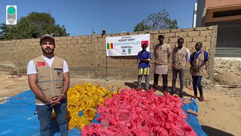 WE DISTRIBUTED 140 SHARES AS NAZR SACRIFICES TO THOSE IN NEED IN SENEGAL