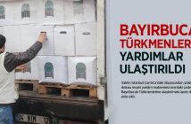 BAYIRBUCAK TÜRKMENLERİNE YARDIMLAR ULAŞTIRILDI