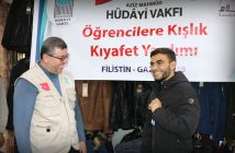 GAZZE’DE ÖĞRENCİLERE KIŞLIK KIYAFET YARDIMI