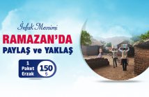 İNFAK MEVSİMİNDE YARDIMLARINIZ BEREKETLENSİN